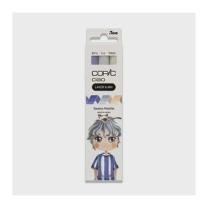 COPIC® Ciao Serene Palette Layoutmarker-Set farbsortiert 1,0 + 6,0 mm, 3 St.