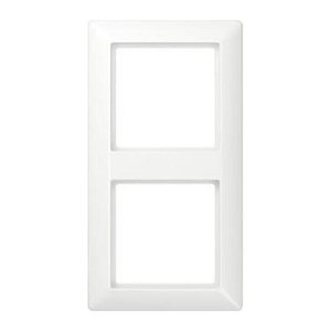 JUNG  2-fach Steckdosenrahmen AS 582 WW weiß 15,2 x 8,1 cm, 1 St.