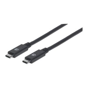 MANHATTAN USB 3.2 Kabel 10Gbit/s C-Stecker auf C-Stecker 1m