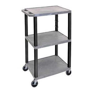 LUXOR Etagenwagen grau 61,0 x 46,0 x 108,0 cm