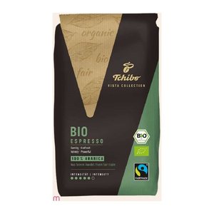 Tchibo VISTA ESPRESSO Bio-Kaffeebohnen, Arabicabohnen kräftig, 1 kg