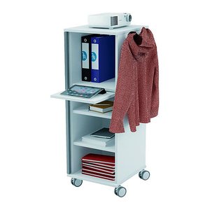 rocada Caddy Bürowagen grau 5 Ebenen 47,0 x 42,4 x 120,0 cm