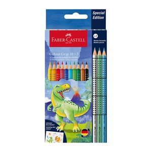 FABER-CASTELL Colour Grip Buntstifte farbsortiert, 13 St.