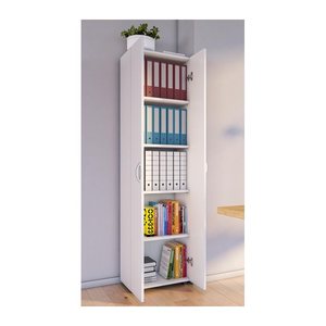 VCM my office Aktenschrank Ulas, 918436 weiß 4 Fachböden 49,0 x 34,0 x 178,0 cm