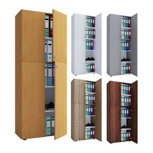 VCM my office Aktenschrank XXL, 914117 grau 4 Fachböden 70,0 x 39,0 x 183,00 cm
