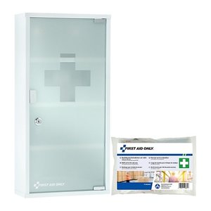 FIRST AID ONLY® Medizinschrank DIN 13169 weiß