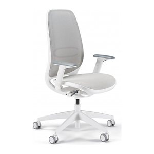 sedus Bürostuhl se:air, Ai-821/002 Stoff weiß, Gestell weiß