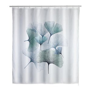 WENKO Duschvorhang Ginkgo 180,0 x 200,0 cm