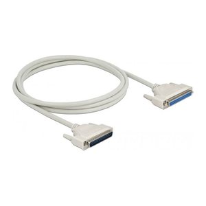 DELOCK Serielles Kabel D-Sub 37 Stecker zu Buchse 2 m
