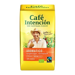 Café Intención ecológico Café Crema Bio-Kaffee, gemahlen, Arabicabohnen kräftig, 500 g