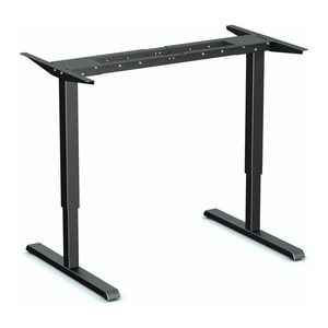 actiforce Steelforce Pro 300 elektrisch höhenverstellbares Schreibtischgestell schwarz ohne Tischplatte, T-Fuß-Gestell schwarz 101,0 - 151,0 x 75,0 cm