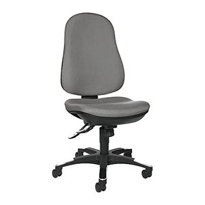Topstar Bürostuhl Trend SY 10, 9020G23 Stoff grau, Gestell schwarz