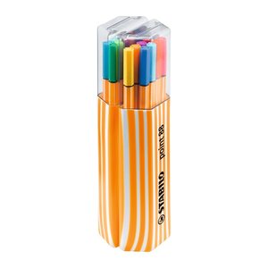 STABILO point 88 Fineliner farbsortiert 0,4 mm, 20 St.