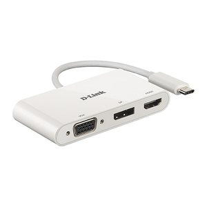 D-Link DUB-V310 3-in-1 USB-C Video Adapter VGA/HDMI/DP retail