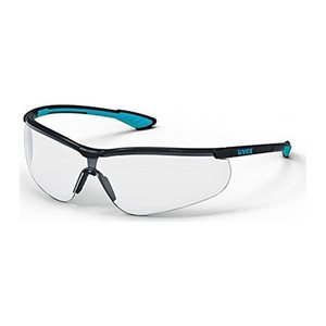 uvex Schutzbrille sportstyle 9193 schwarz, blau, 1 St.