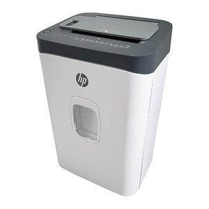 HP OneShred Auto 200CC Aktenvernichter mit Partikelschnitt P-4, 4,3 x 12 mm, bis 200 Blatt, weiß
