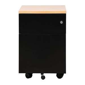 Gürkan Rollcontainer schwarz 2 Auszüge 40,0 x 60,0 x 62,0 cm
