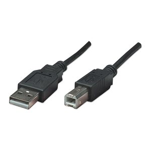 MANHATTAN USB 2.0 Anschlußkabel 0,5m A-Stecker/B-Stecker