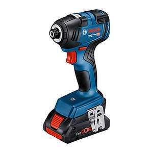 BOSCH Professional GDR 18V-200 Akku-Drehschlagschrauber-Set 2x 18,0 V, mit 2 Akkus