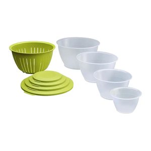 WESTMARK Schüssel-Set Olympia transparent/grün 9-tlg., 1 Set