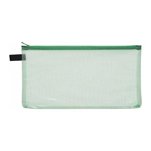 FolderSys Reißverschlussbeutel DIN A5 transparent/schwarz 0,15 mm, 1 St.