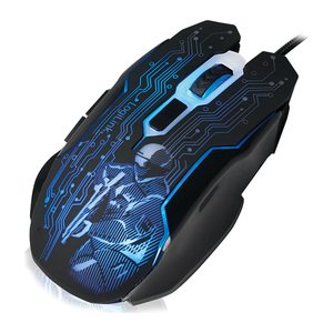Logilink Gaming Maus, USB, 6-button, 2400dpi