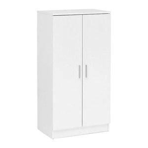 WOHNLING Schuhschrank, WL5.269 weiß 6 Fachböden 55,0 x 35,0 x 108,0 cm