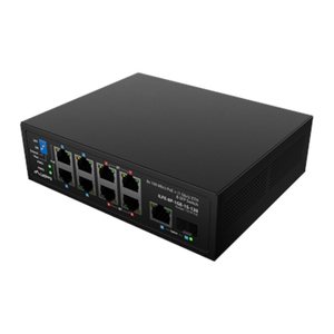 LANBERG Switch ILFE-8P-1GE-1S-120 Light Indus. PoE 4xBT 4xAT