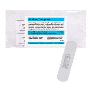 aluderm Pflaster 1009911 weiß 1,9 x 7,2 cm, 30 St.