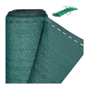 relaxdays Windschutznetz dunkelgrün 6,0 x 1,5 m