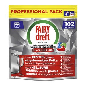 FAIRY Professional PLATINUM PLUS Spülmaschinentabs, 102 St.