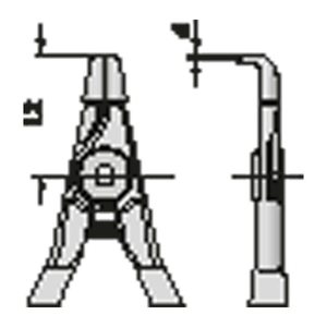 GEDORE Sicherungsringzange A 31 Außen 6702510, Länge: 21,0 cm, 1 St.