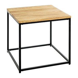 HAKU Möbel Beistelltisch quadratisch Massivholz eiche 45,0 x 45,0 x 45,0 cm, 1 St.