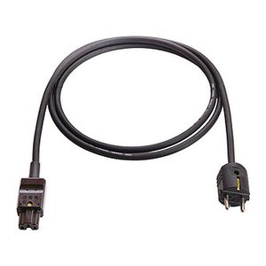 as-Schwabe Schutzkontakt/Geräte C5 Netzkabel Heißgeräte 2,0 m schwarz, 1 St.