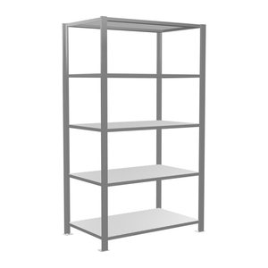 SCHULTE Schwerlastregal MULTIplus 150 17755 silber 100,0 x 60,0 x 180,0 cm