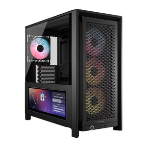CORSAIR Geh Midi FRAME 4000D LCD RS ARGB Mid-Tower, Black