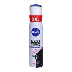 NIVEA Black & White INVISIBLE clear XXL Deo-Spray 250,0 ml