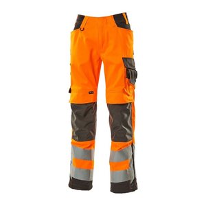 MASCOT® unisex Warnschutzhose Kendal  orange, dunkelanthrazit Größe 98