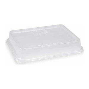 PROPAC Deckel für Mehrweg-Menüschalen transparent 23,4 x 18,7 cm, 20 St.