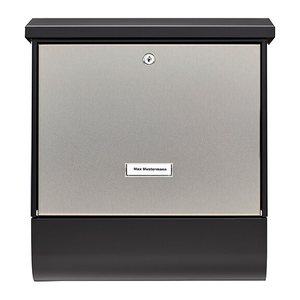 BURG WÄCHTER Briefkasten London-Set 68670 61470 schwarz, silber