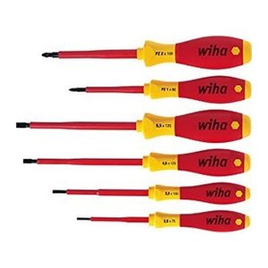 Wiha Schraubendreher-Set SoftFinish® electric SL/PZ 25477 6-tlg.