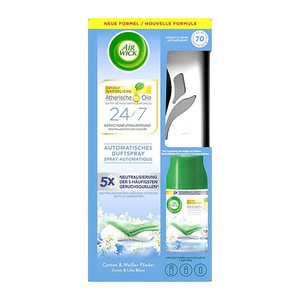 AIRWICK Duftspender Freshmatic Max Cotton & Weißer Lieder blumig 250,0 ml, 1 Set