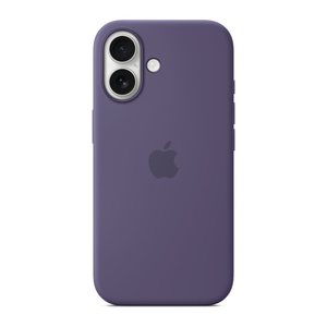 Apple Silikon Case mit Magsafe Handy-Cover für Apple iPhone 17 nebelviolett