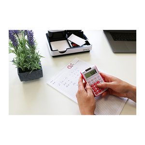 GENIE Taschenrechner 120 P 8-stellig pink