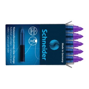 Schneider One Change Tintenrollerminen violett 0,6 mm 5 St.
