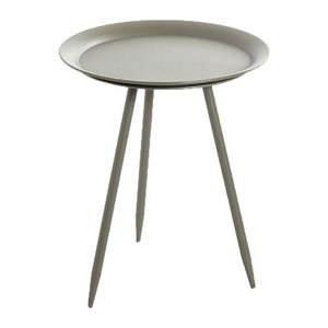 HAKU Möbel Beistelltisch rund Metall grün 38,0 x 38,0 x 47,0 cm, 1 St.