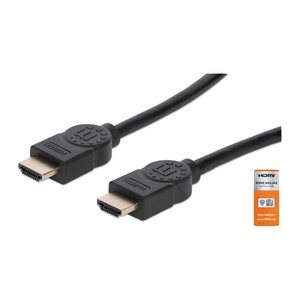 MANHATTAN Premium HDMI-Kabel Ethernet-Kanal 4K@60HZ 1m