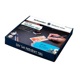 Schneider Geschenkanhänger weiß DIY Set, 1 Set