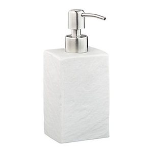 relaxdays Seifenspender 10031054_49 weiß Polyresin 200,0 ml, 1 St.