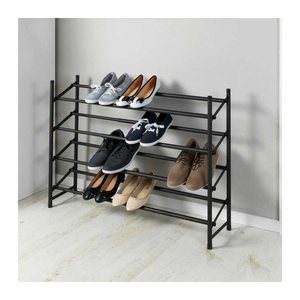 WENKO Teleskop-Schuhregal Hero schwarz 62,0 - 115,0 x 26,0 x 68,0 cm, 1 St.